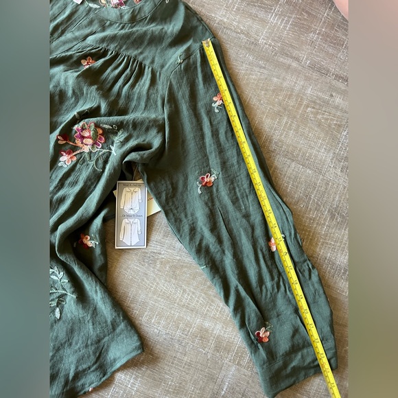 Anthropologie Fig & Flower Tunic Top women’s sz 3X Embroidered Gauzy Boho NEW - Picture 9 of 13